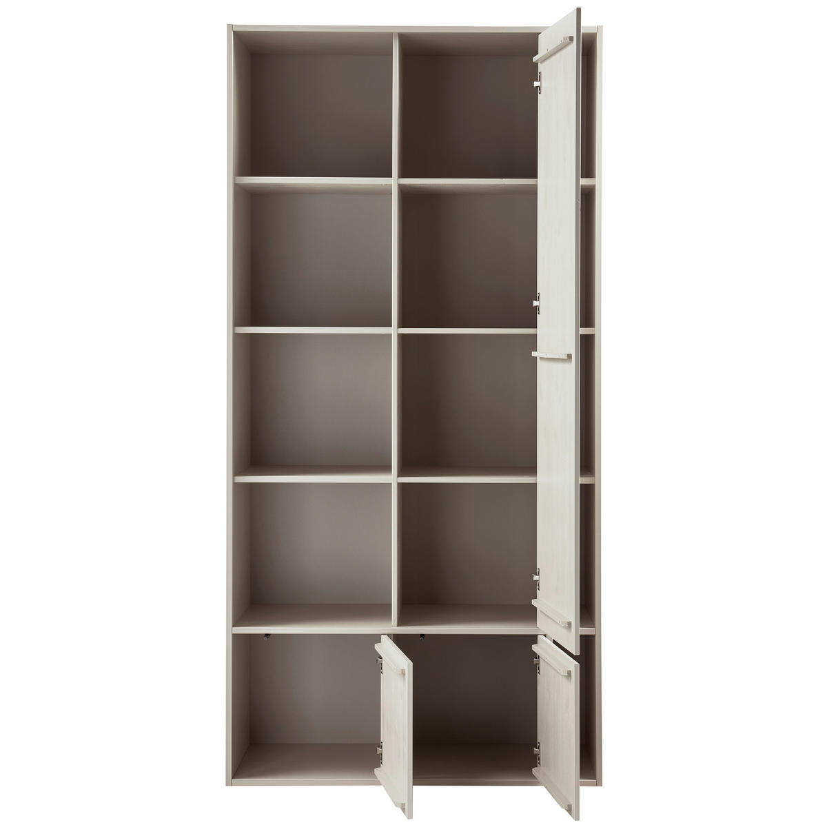 MEHRZWECKSCHRANK 108/218/44 cm  in Grau  - Grau, Design, Holz (108/218/44cm) - Livetastic