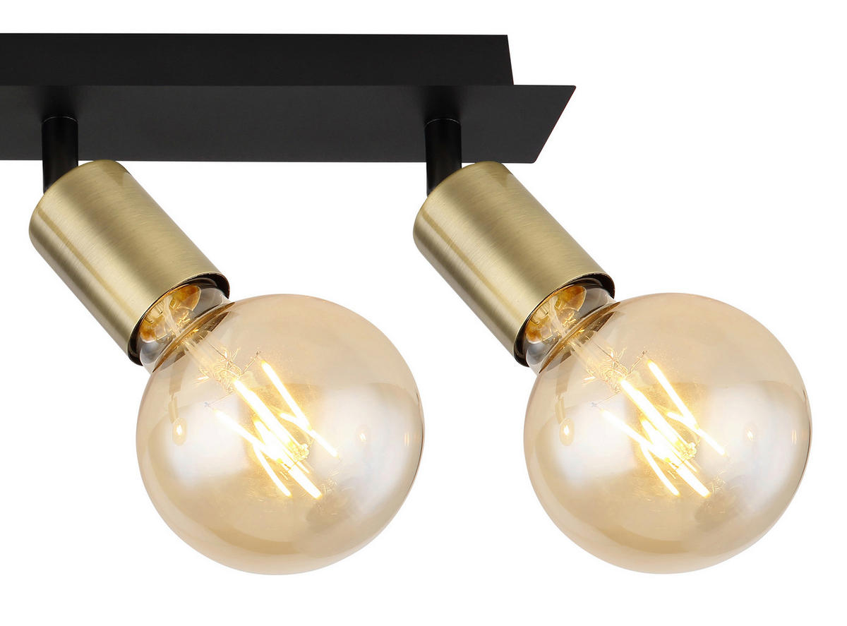 STRAHLER - Schwarz, Design, Metall (50/6/10,5cm) - Globo