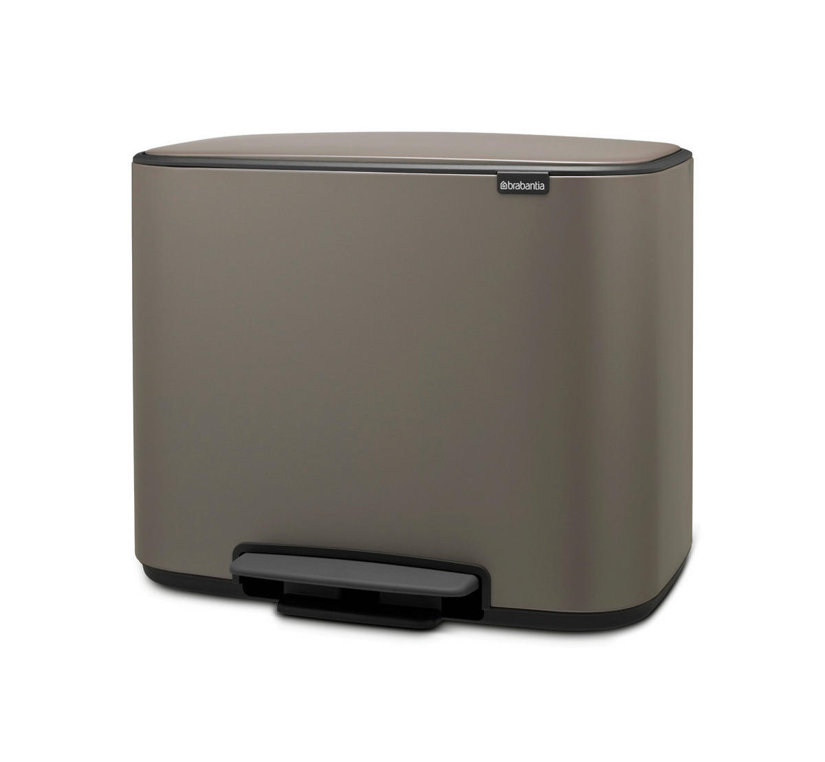 ODPADKOVÝ KÔŠ  33 l - čierna/sivá, Design, kov/plast (54/44/36,5cm) - Brabantia