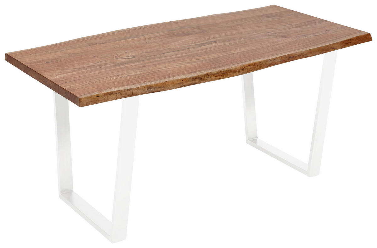 TISCHPLATTE Akazie massiv Akaziefarben  - Akaziefarben, Natur, Holz (200/100/3,8cm) - Valdera