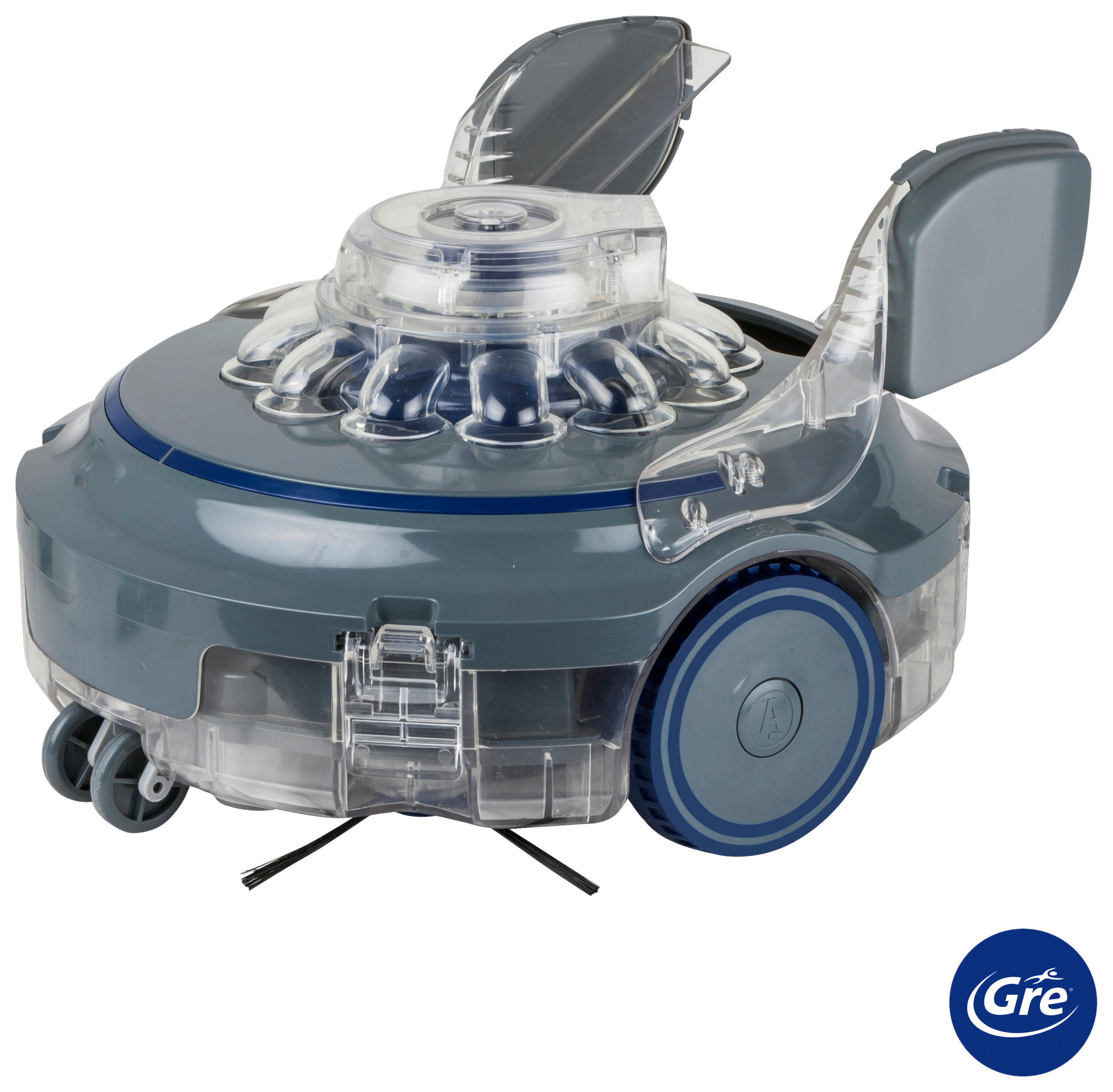 POOLROBOTER RBR120  - Blau/Transparent, KONVENTIONELL, Kunststoff (38.5/35.5/23.9cm) - Gre