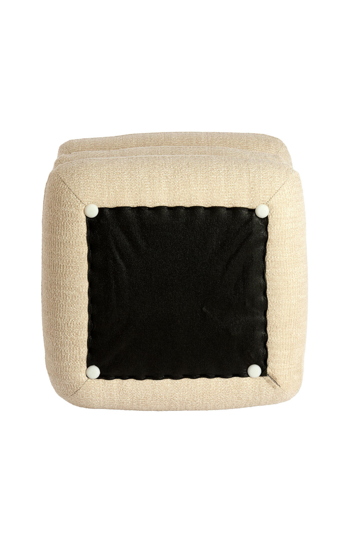 POUF LAURIE 44,5/44,5/44,5 cm  - Creme, Basics, Textil (44,5/44,5/44,5cm) - Light & Living