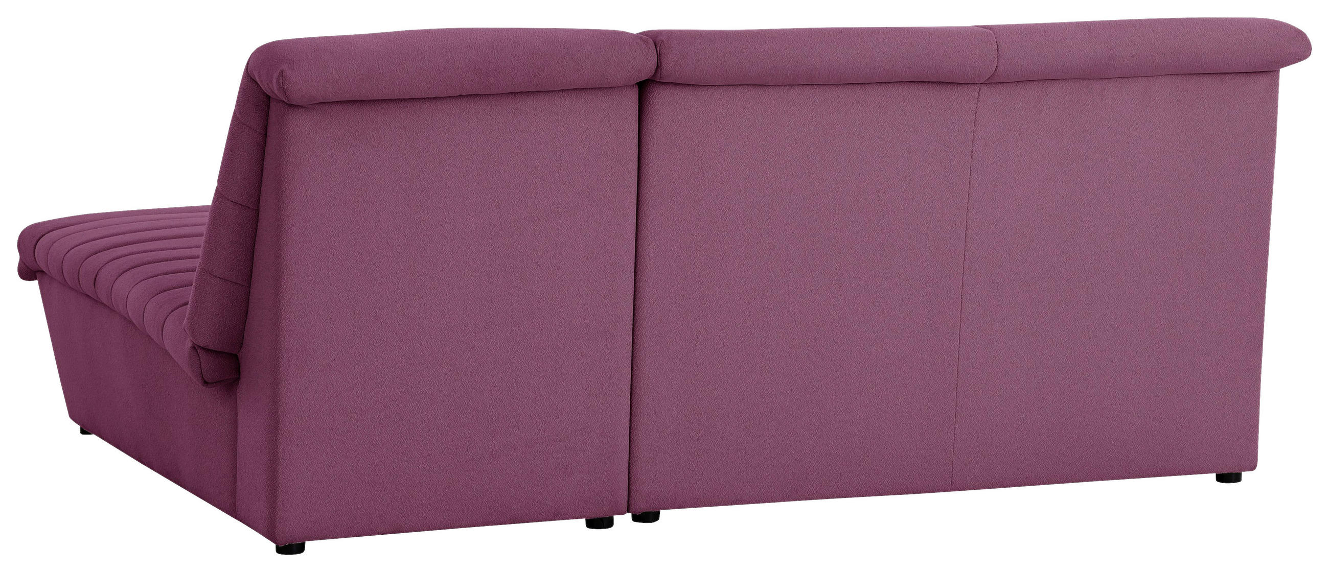 ECKSOFA Looks VIII Weinrot Webstoff - Weinrot/Schwarz, Design, Kunststoff/Textil (214/168cm) - LOOKS by W.Joop