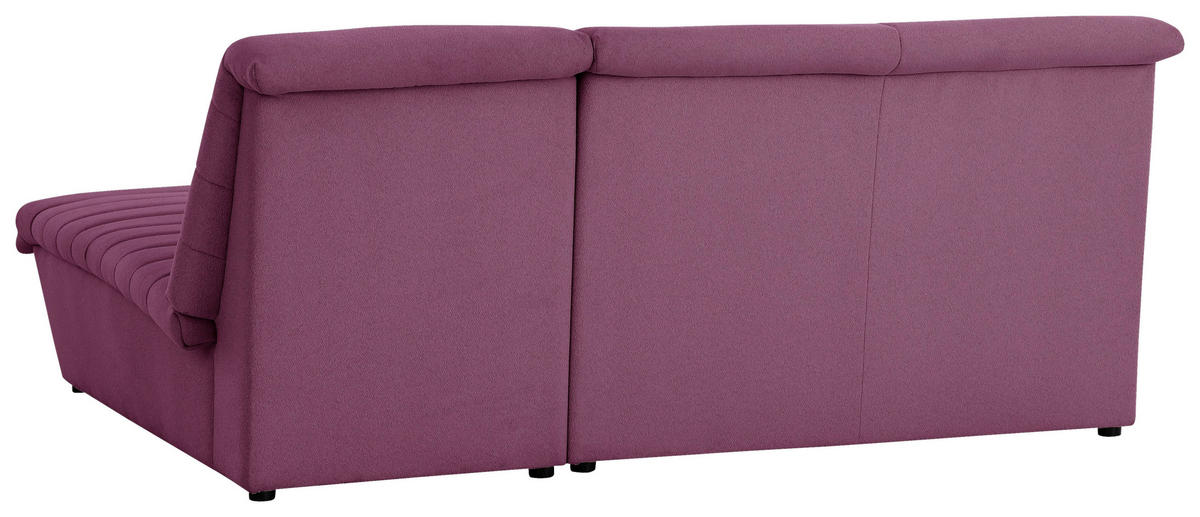 ECKSOFA Looks VIII Weinrot Webstoff  - Weinrot/Schwarz, Design, Kunststoff/Textil (214/168cm) - LOOKS by W.Joop
