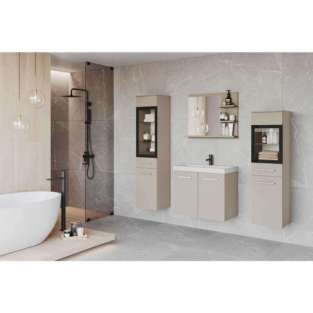 Badezimmer Madrit Set 5-teilig Kaschmir/beige B: 120,4 Cm