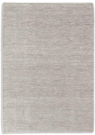 Schöner Wohnen Handwebteppich Poppy Hellgrau 70x140 cm