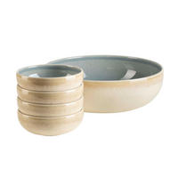 SCHÜSSELSET Candy 5-teilig  - Pastellblau, Basics, Keramik - Mäser