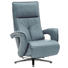 RELAXSESSEL in Leder Anthrazit - Edelstahlfarben/Anthrazit, Design, Leder/Metall (77/110/87cm) - Valdera RELAXSESSEL in Leder Anthrazit - Edelstahlfarben/Anthrazit, Design, Leder/Metall (77/110/87cm) - Valdera
