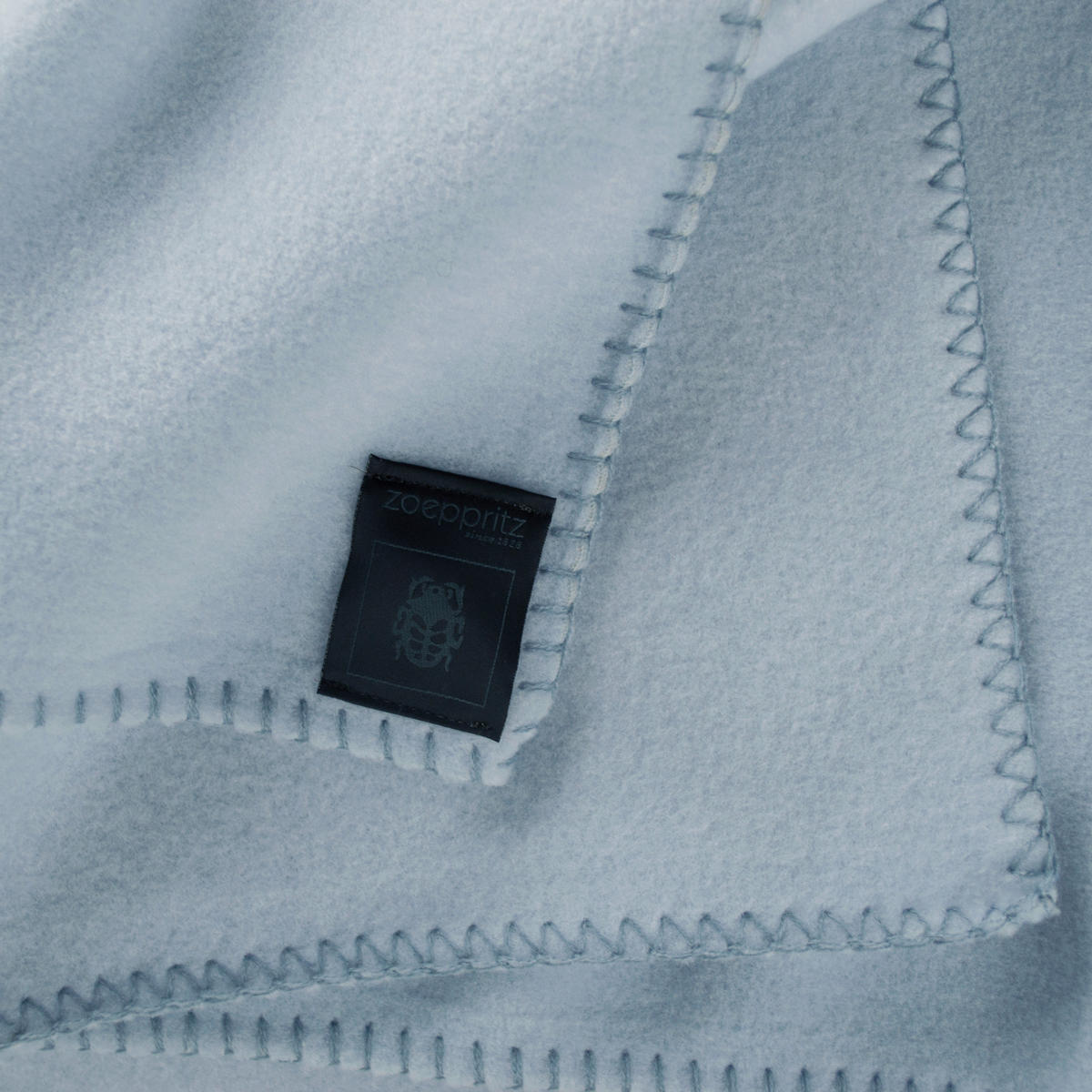FLEECEDECKE zoeppritz since 1828 160/200 cm  - Hellblau, KONVENTIONELL, Textil (160/200cm) - Zoeppritz