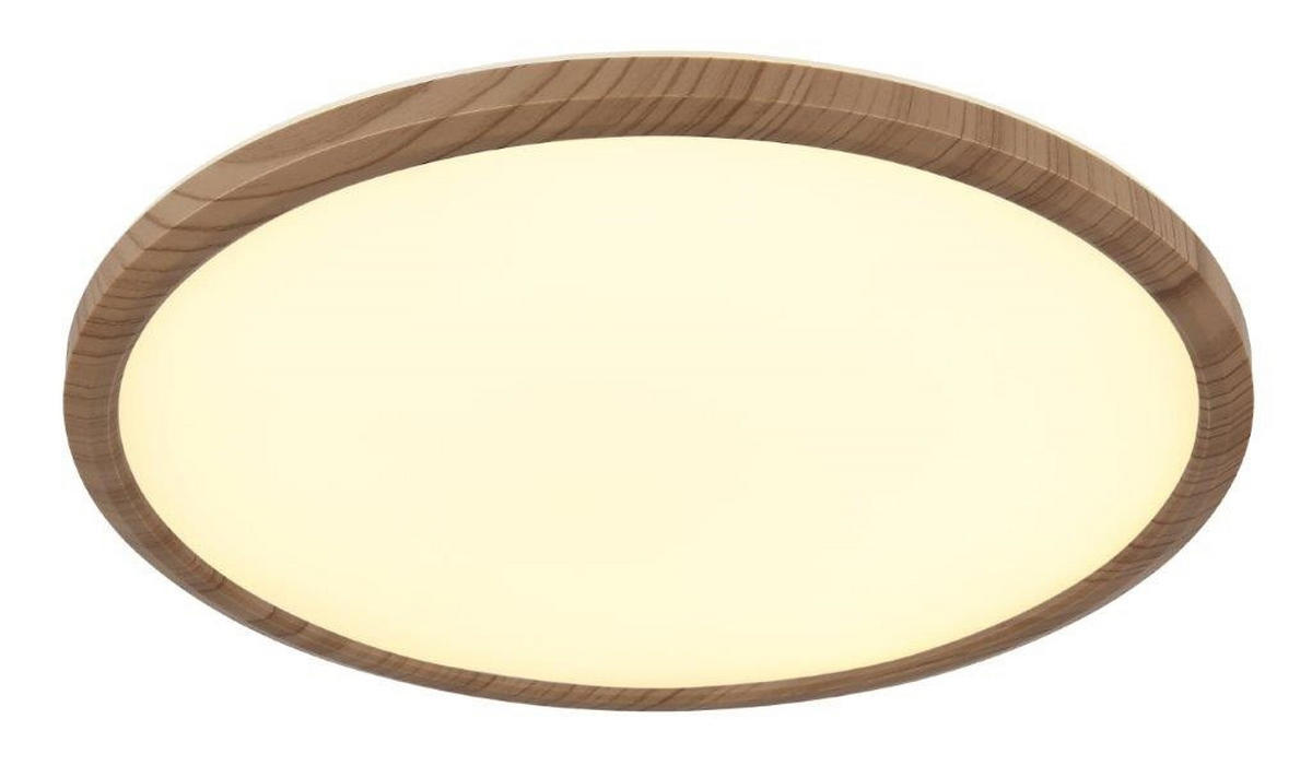 LED PLAFONJERA ZA KUPATILA - bela/opal, Prirodno, plastika (29,4/2,5cm)