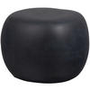 COUCHTISCH Pebble Glasfaser 50/50/35 cm organisch Anthrazit  - Anthrazit, Design, Glas/Keramik (50/50/35cm) - Livetastic
