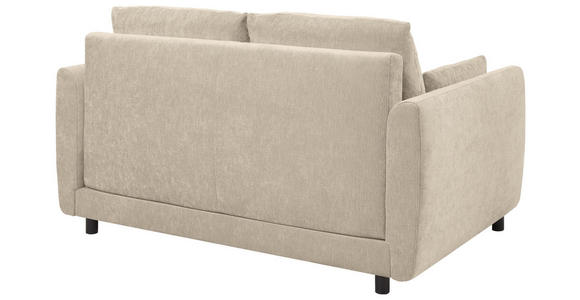 SCHLAFSOFA  in Chenille Beige  - Beige/Schwarz, KONVENTIONELL, Kunststoff/Textil (161/90/108cm) - Carryhome