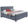 BOXSPRINGBETT 160/200 cm  in Blau  - Blau/Schwarz, Konventionell, Kunststoff/Textil (160/200cm) - Hom`in
