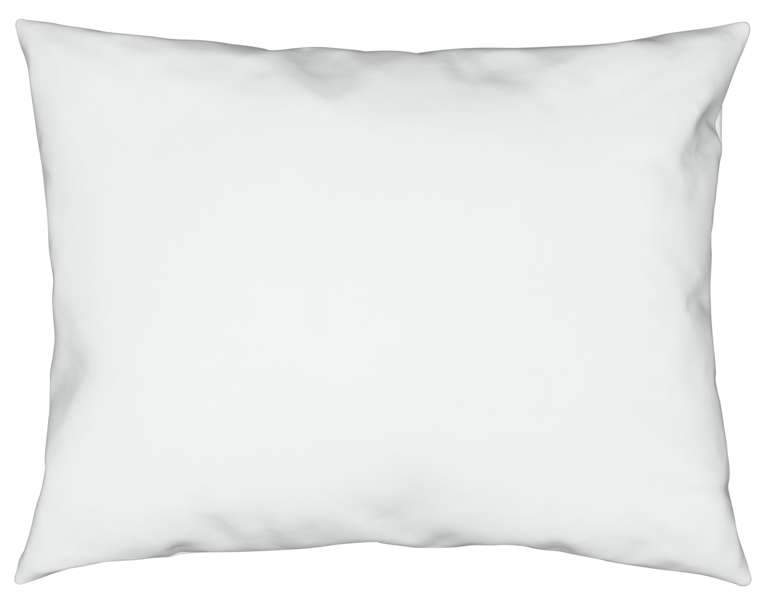 POVLAK NA POLŠTÁŘ, 70/90 cm, bavlna - bílá, Basics, textil (70/90cm) - Novel