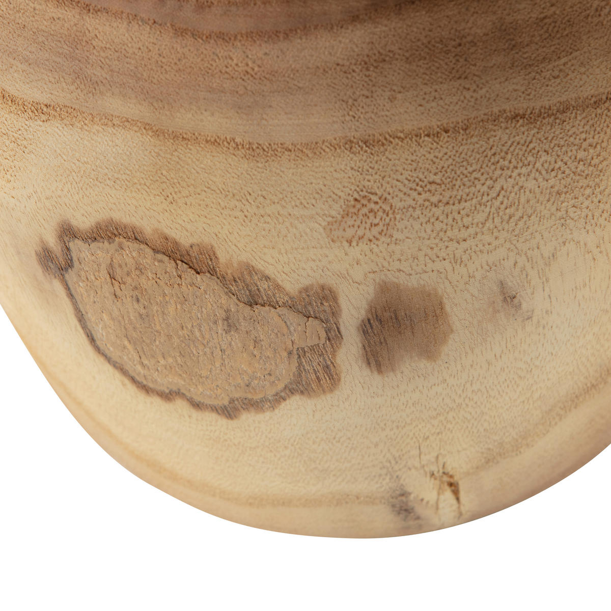 BEISTELLTISCH 28/28/40 cm Bikkel Paulownia Naturfarben rund  - Naturfarben, Design, Holz (28/28/40cm) - Livetastic