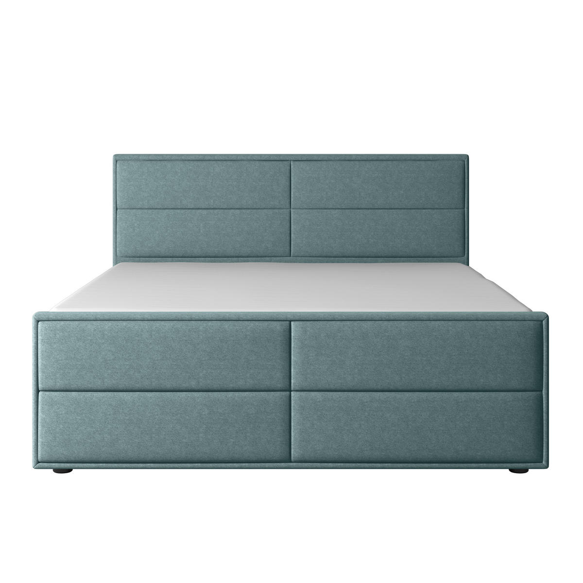 BOXSPRINGBETT 180/200 cm  in Blau  - Blau, Modern, Holz/Kunststoff (180/200cm) - MID.YOU
