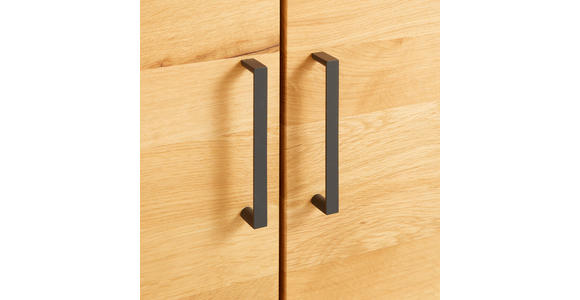 AKTENREGAL 86/197/40 cm - Eichefarben/Anthrazit, Natur, Holz/Holzwerkstoff (86/197/40cm) - Linea Natura