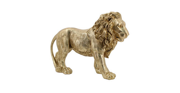 DEKOLÖWE - Goldfarben, LIFESTYLE, Kunststoff (47/15/32cm) - Ambia Home