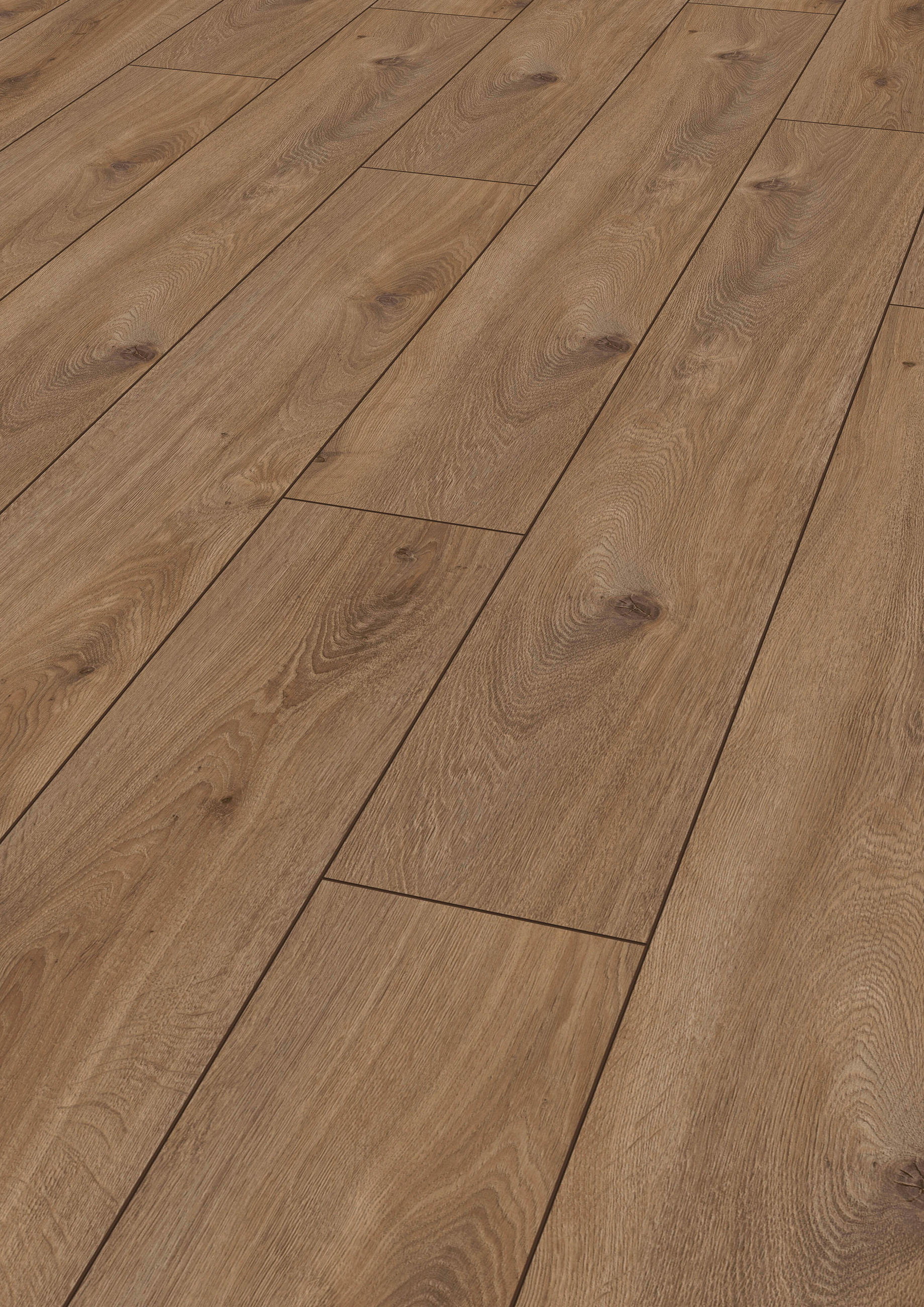 LAMINATBODEN Exquisit  - Eichefarben, KONVENTIONELL, Holz (138.0/19.3/0.8cm)