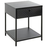 NACHTSCHRANK 40/53/40 cm  - Schwarz, Design, Metall (40/53/40cm)