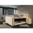 BOXSPRINGBETT 180/200 cm  in Sandfarben  - Sandfarben, KONVENTIONELL, Textil (180/200cm) - Carryhome