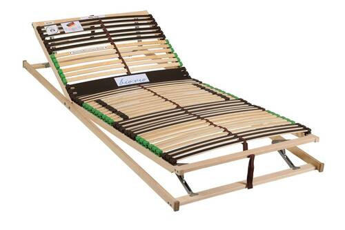 LATTENROST 90/200 cm Kopfteil, Fußteil verstellbar, Birke, Buche  - Naturfarben/Braun, Basics, Holz/Kunststoff (90/200cm) - Bio:Vio