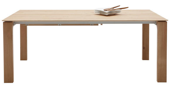 ESSTISCH in Holz 200/100/77 cm - Eichefarben, Natur, Holz (200/100/77cm) - Valnatura