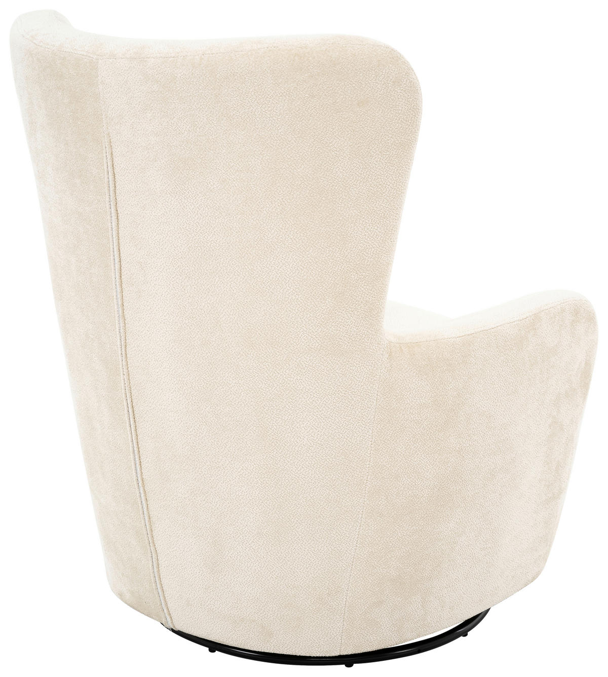 SESSEL in Chenille Schwarz, Weiß  - Schwarz/Weiß, Design, Textil/Metall (81/100/86cm) - Carryhome