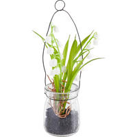 MAIGLÖCKCHEN - Klar/Weiß, LIFESTYLE, Glas/Kunststoff (23cm)