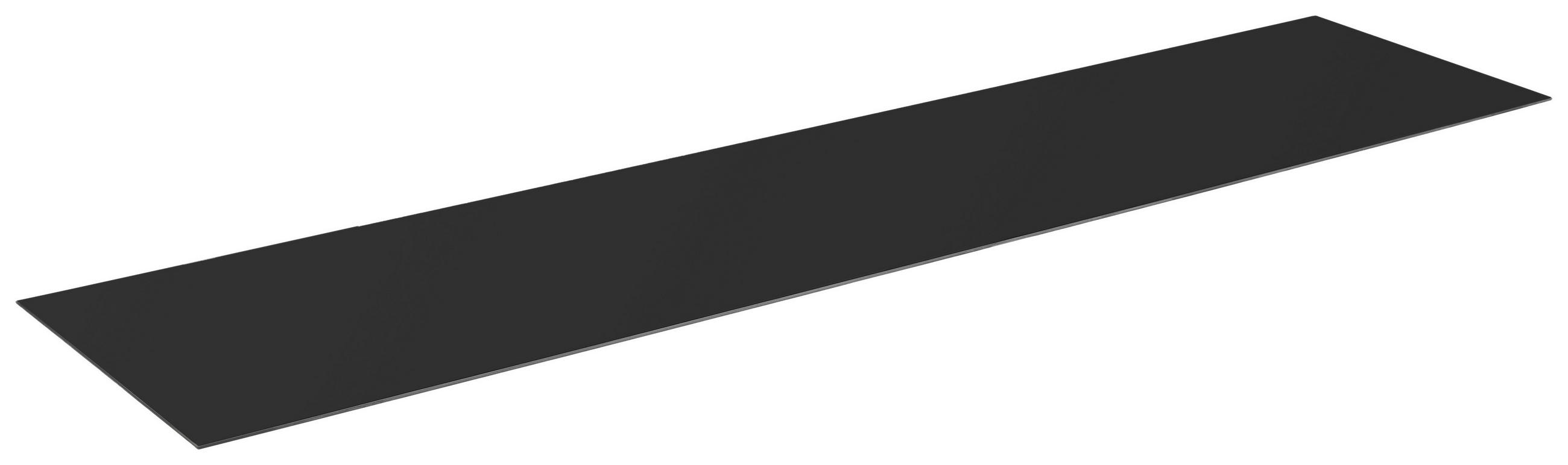 OBERPLATTE  Glas  Anthrazit  - Anthrazit, Basics, Glas (181/40,50/0,40cm) - Voleo