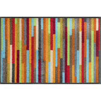 FUßMATTE 50/75 cm Mikado Stripes  - Multicolor, KONVENTIONELL, Kunststoff/Textil (50/75cm) - wash+dry