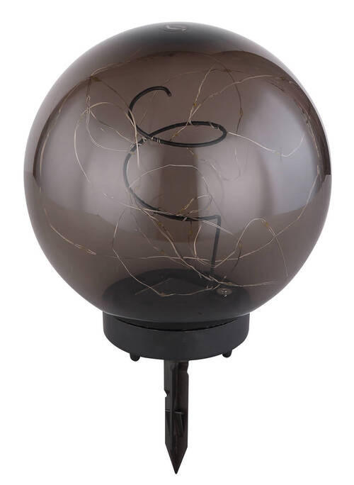 SOLARLEUCHTE 20/30 cm   - Grau, Basics, Kunststoff (20/30cm) - Globo