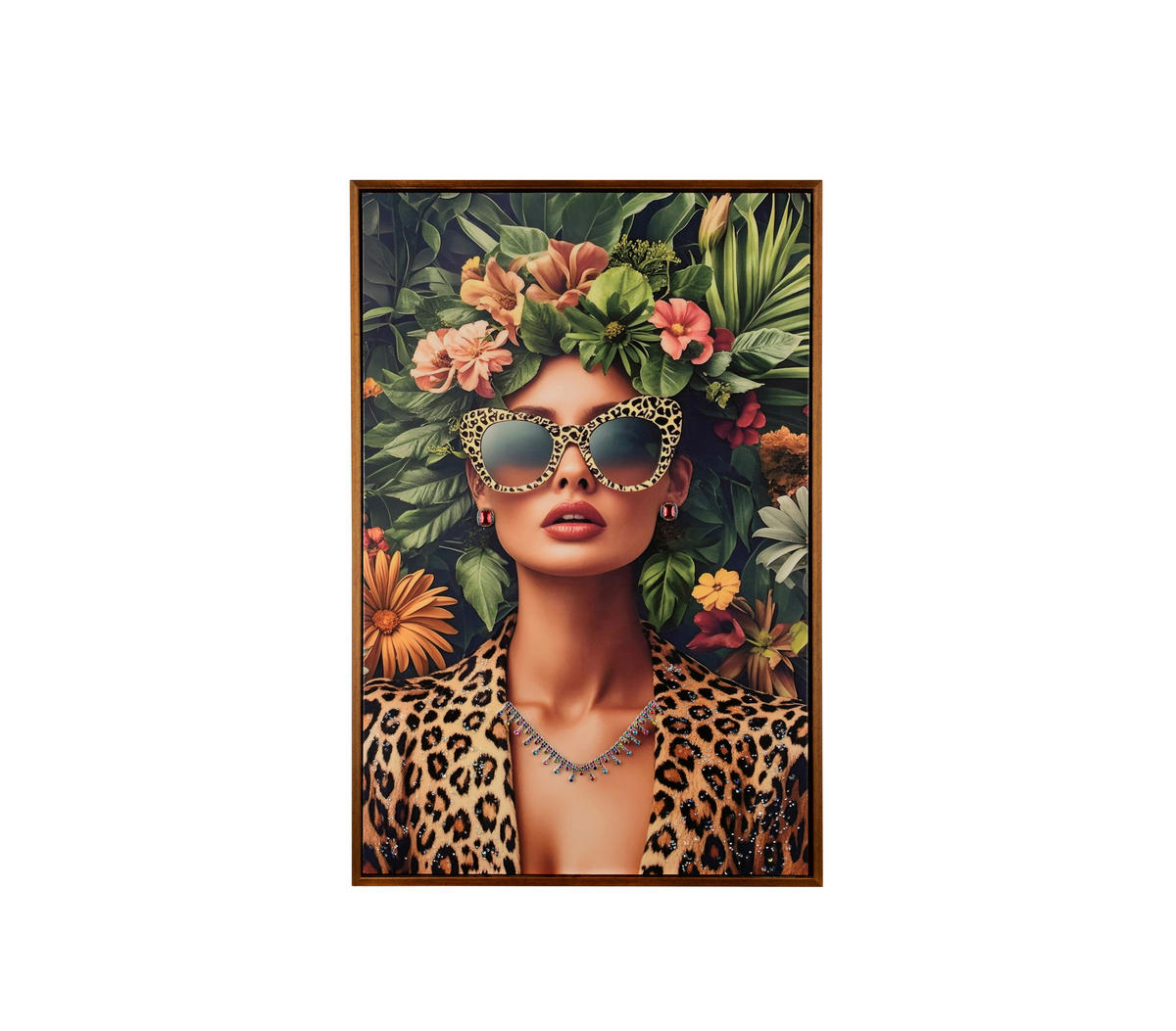 BILD Frauen Multicolor  - Goldfarben/Multicolor, Design, Kunststoff (60/90/3,8cm)