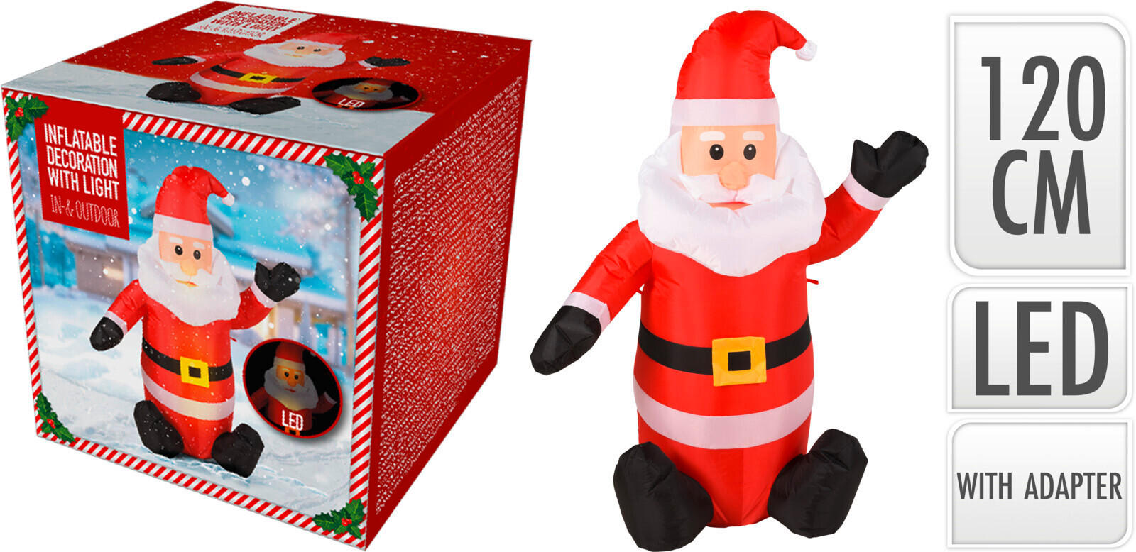 WEIHNACHTSMANN  - Multicolor, Basics, Kunststoff (16/16/16cm) - X-Mas