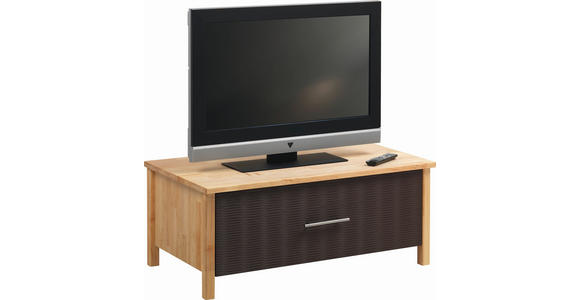 TV-ELEMENT 96/40/46 cm  - Chromfarben/Erlefarben, Natur, Holz/Metall (96/40/46cm) - Linea Natura