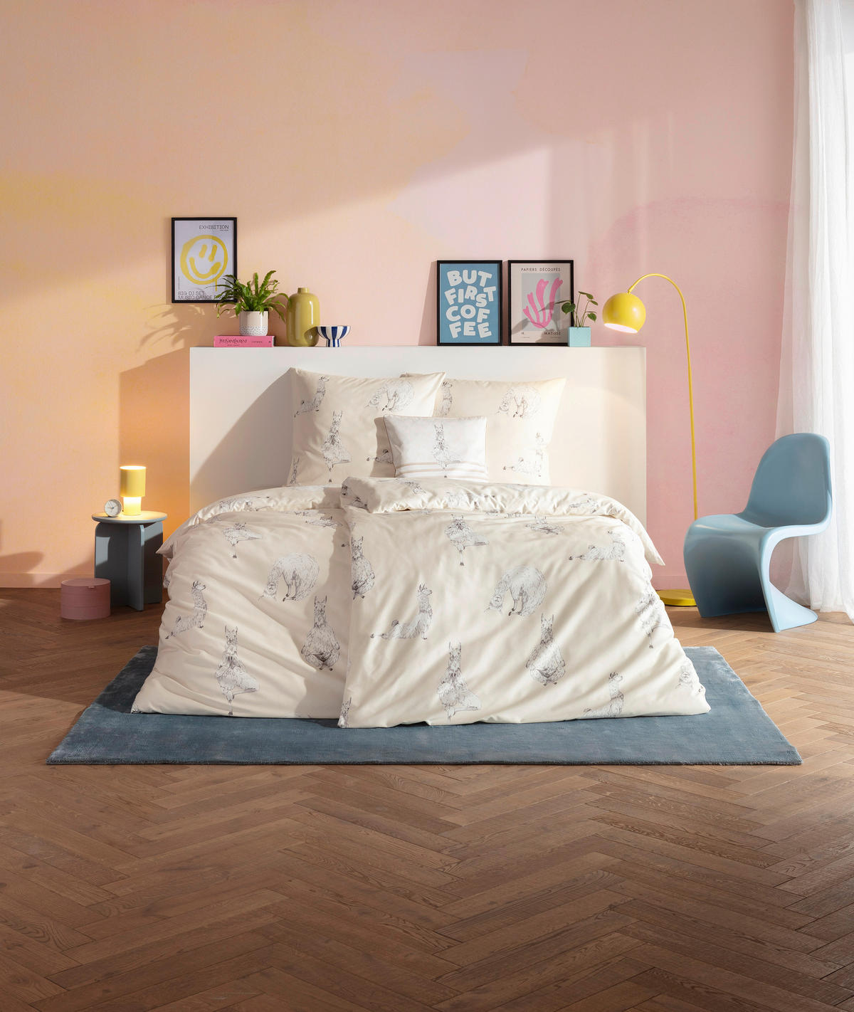 BETTWÄSCHE Impulse Makosatin 155/220 cm  - Naturfarben, Design, Textil (155/220cm) - Estella