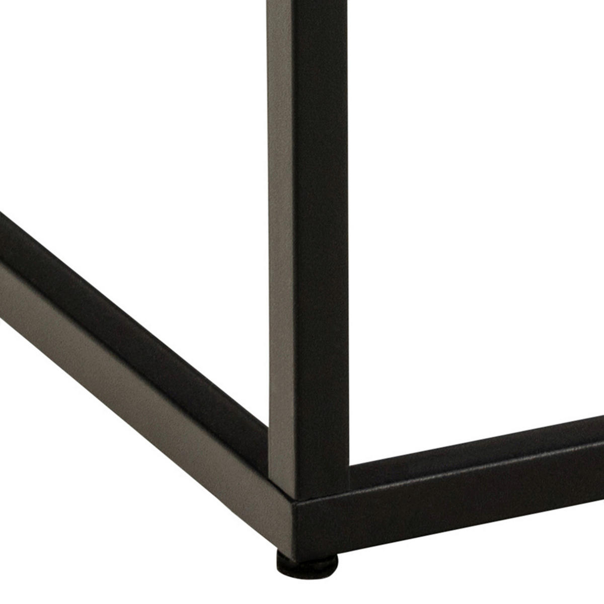 BEISTELLTISCH in Holzwerkstoff 40/40/45 cm  - Schwarz, Design, Holzwerkstoff/Metall (40/40/45cm) - Livetastic