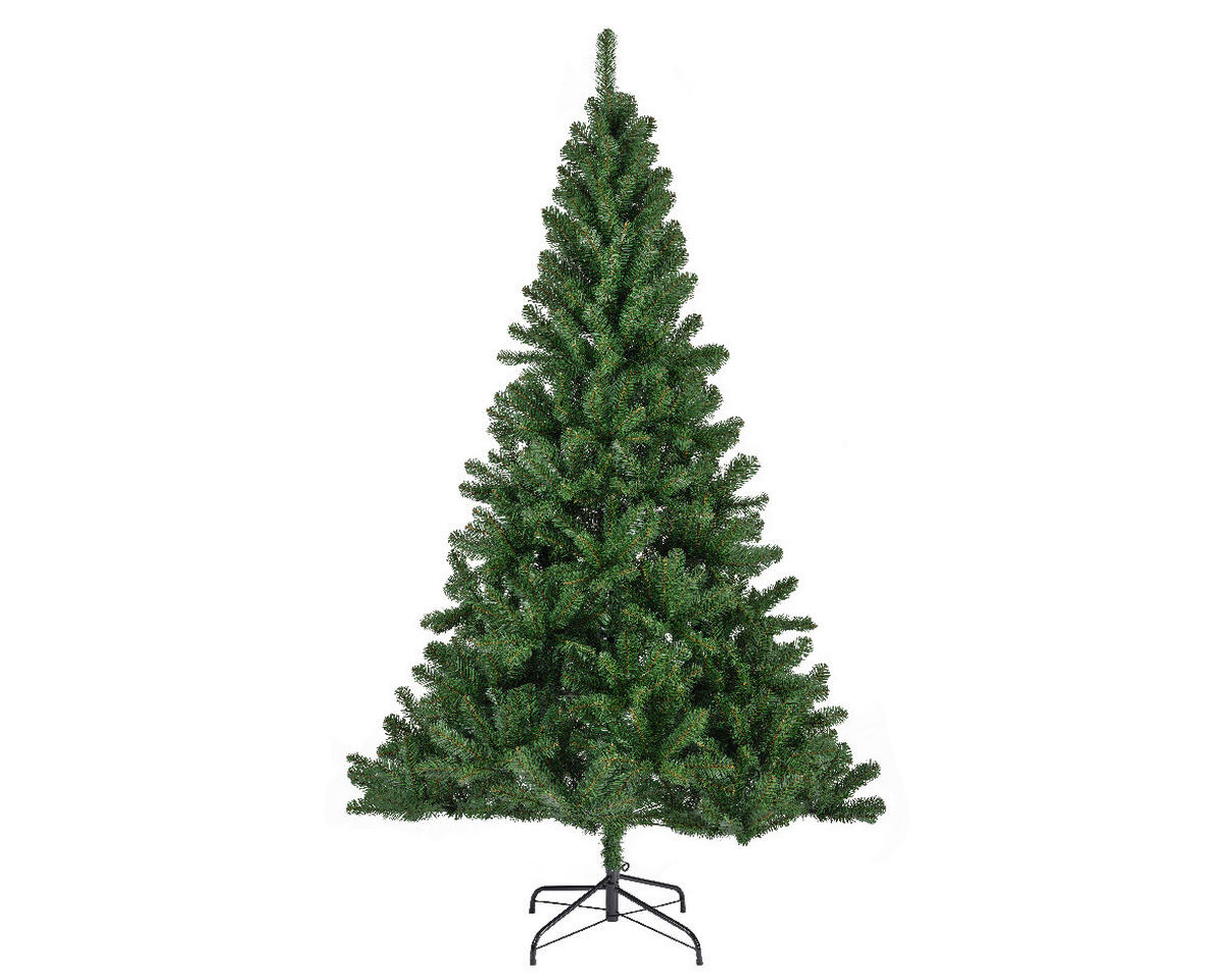 WEIHNACHTSBAUM 210 cm  - Natur, Kunststoff/Metall (126,00/126,00/210,00cm) - X-Mas