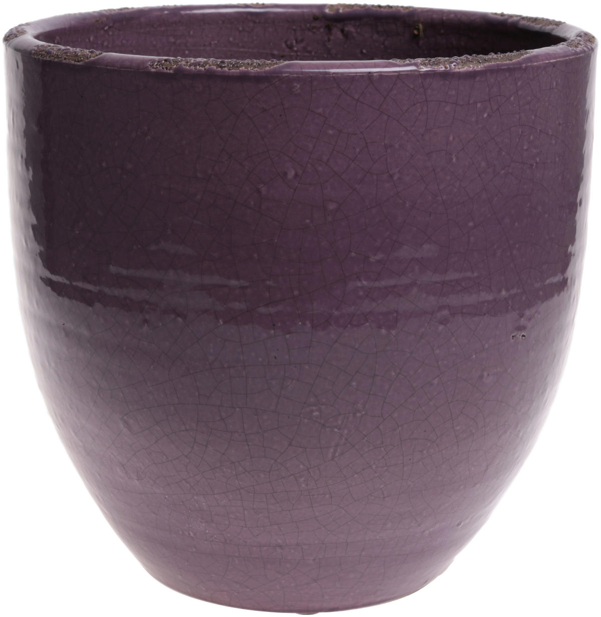 PFLANZTOPF Ø24/23 cm  - Lila, Basics, Keramik (Ø24/23cm)