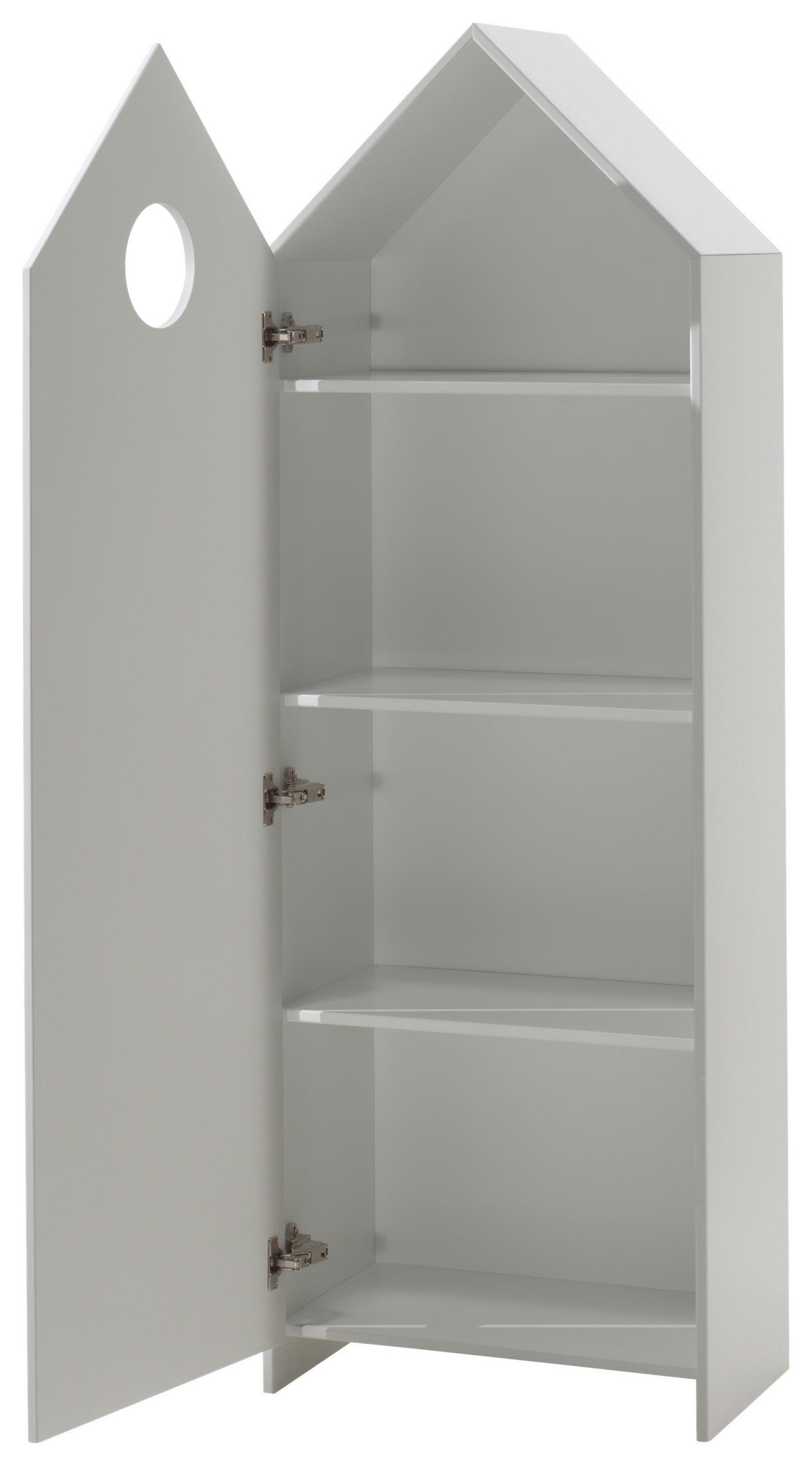 DETSKÁ ŠATNÍKOVÁ SKRIŇA, biela, 57,6/171,3/37 cm - biela, Modern, kompozitné drevo (57,6/171,3/37cm) - MID.YOU