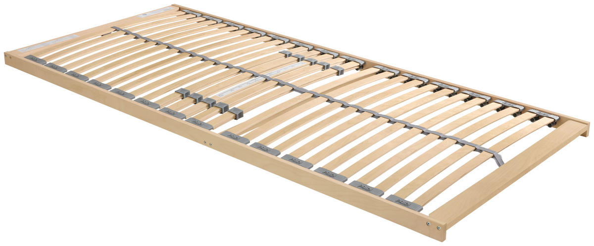 LATTENROST 90/200 cm Mittelzone verstellbar, Buche  - Buchefarben, Basics, Holz (90/200cm) - Paidi
