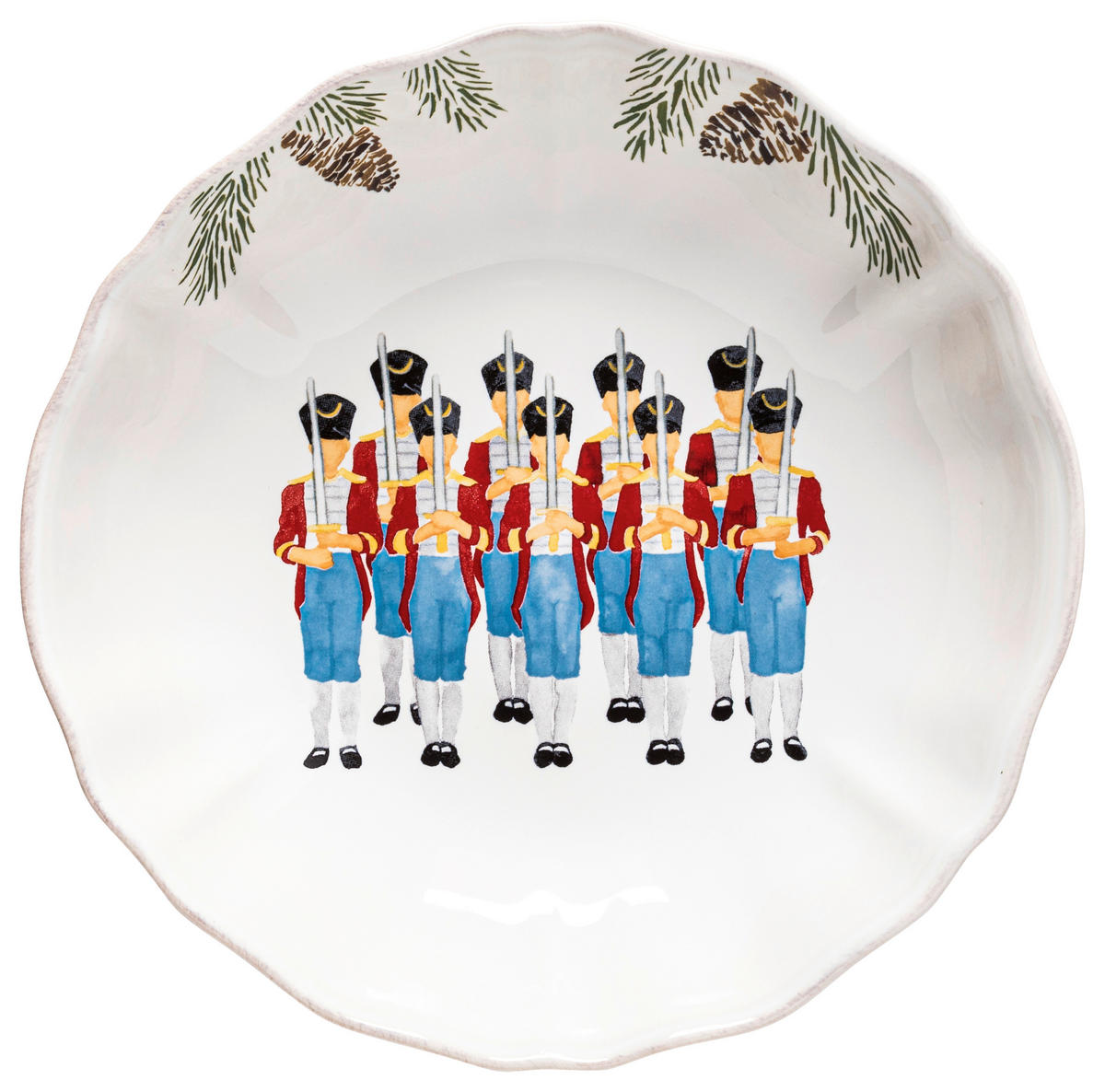 SUPPENTELLERSET Multicolor, Weiß Hochglanz 4-teilig Feinsteinzeug THE NUTCRACKER  - Weiß Hochglanz/Multicolor, Basics, Keramik (23cm) - Costa Nova