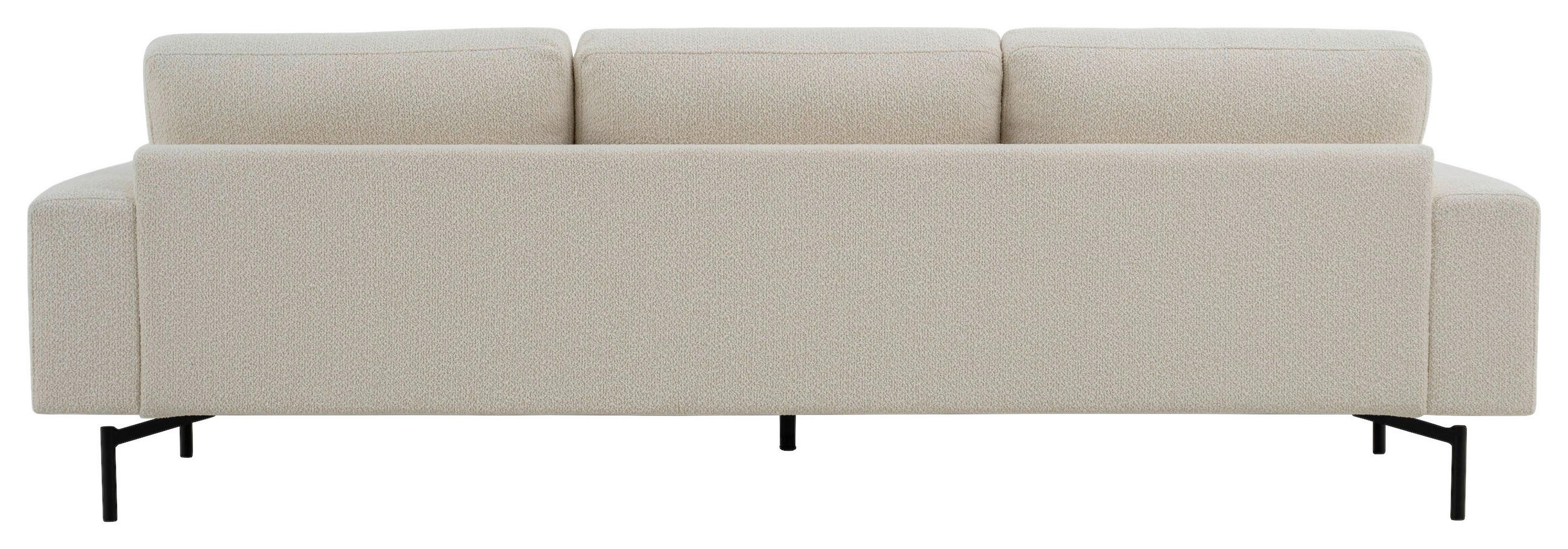 4-SITS SOFFA i flatväv ecru  - svart/ecru, Klassisk, metall/trä (248/80/91cm) - Niels Andersson