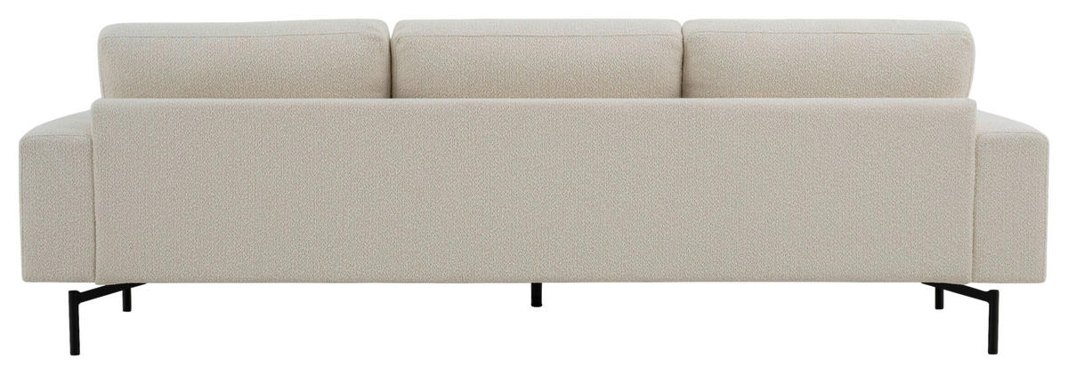 4-SITS SOFFA i flatväv ecru  - svart/ecru, Klassisk, metall/trä (248/80/91cm) - Niels Andersson