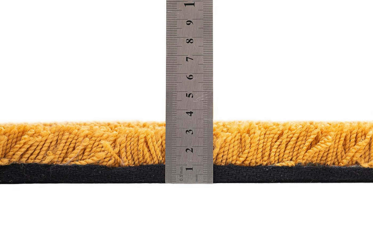 PREPROGA Z VISOKIM FLOROM Cozy  135/200 cm  taftano  zlate barve  - zlate barve, Basics, tekstil (135/200cm) - Tom Tailor