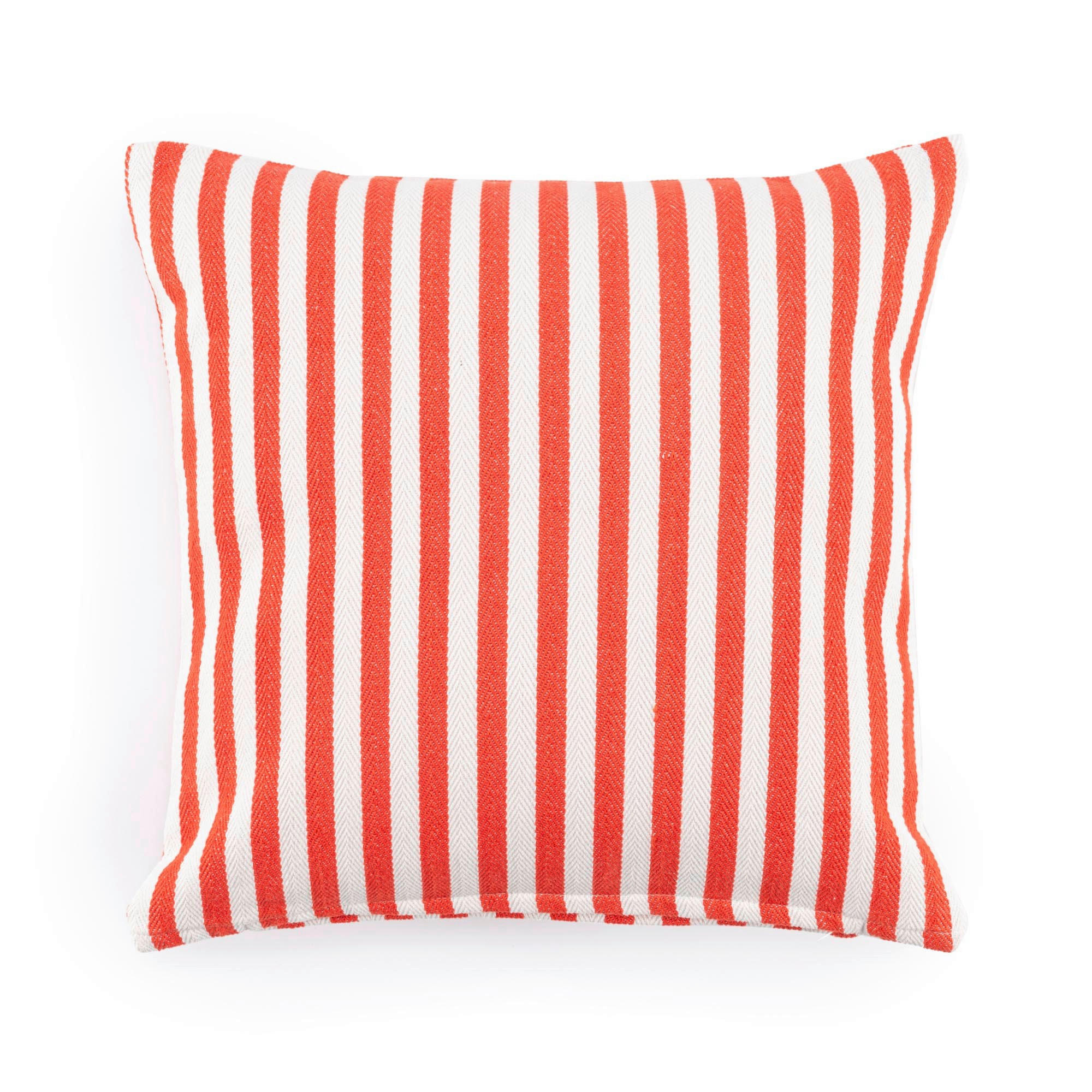 KISSENHÜLLE Summer Stripe 40/40 cm  - Dunkelorange, Basics, Textil (40/40cm) - Tommy Hilfiger