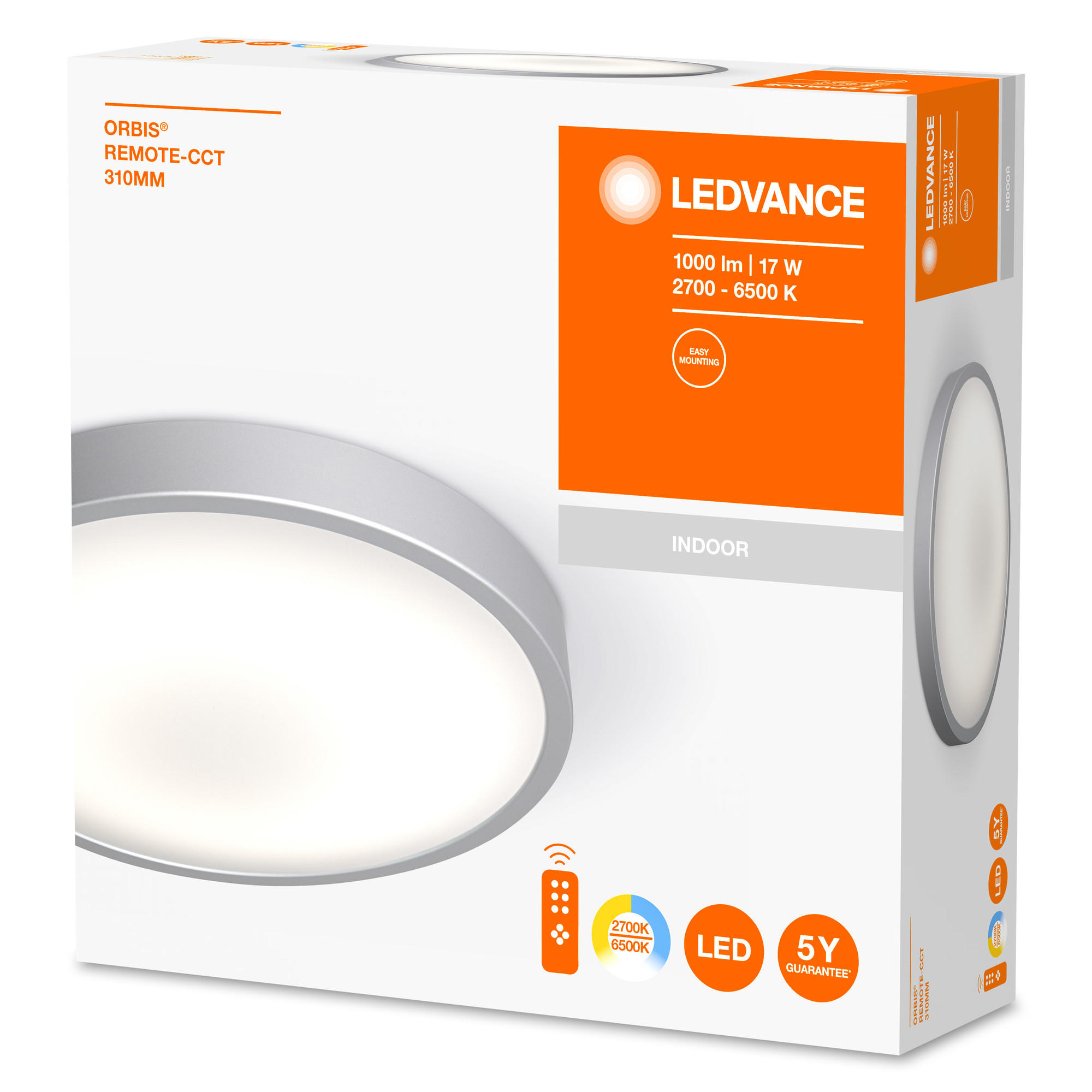 LED-DECKENLEUCHTE Orbis 54,2/35,7/36,9 cm   - Basics (54,2/35,7/36,9cm) - Ledvance