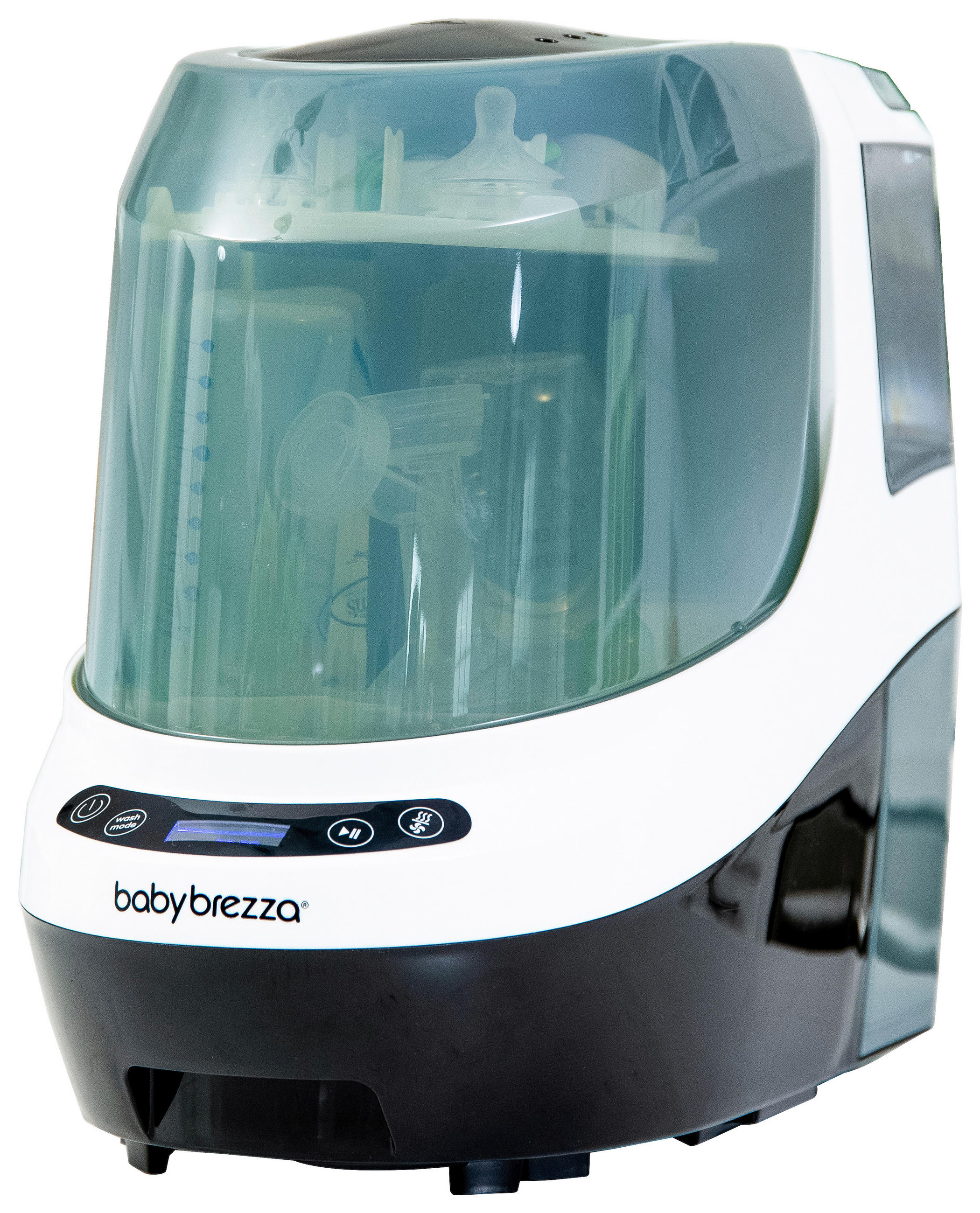 DAMPFSTERILISATOR Bottle Washer Pro  - Schwarz/Weiß, Basics, Kunststoff (24/38,7/46cm) - Baby Brezza
