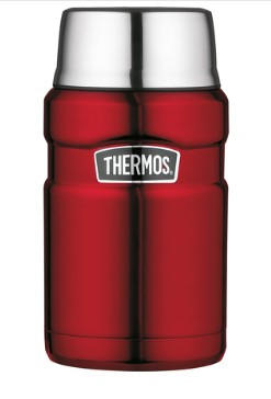 ISOLIERSPEISEGEFÄSS Stainless King Food Container 0,71 L  - Rot, Basics, Metall (0,71l) - Thermos