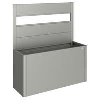 SICHTSCHUTZ ohne Hochbeet - Grau, Basics, Kunststoff/Metall (152/91/4cm) - Biohort